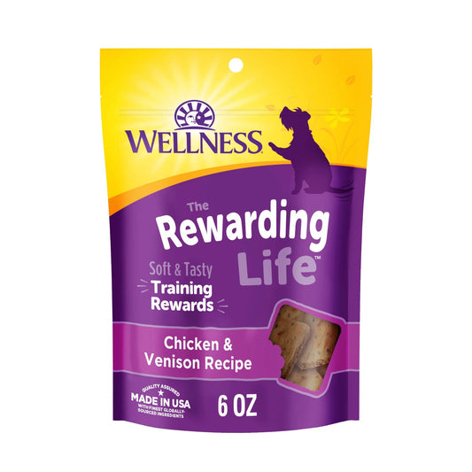 Rewarding Life Dog Treats, Natural, Training Treat, Grain Free, Soft Chicken & Venison (6 Ounce Bag)
