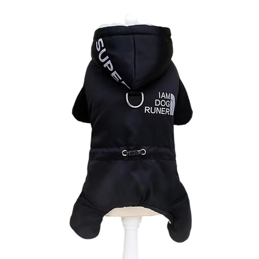 Winter Waterproof Dog Coat Warm Pet Jacket Puppy Reflective Hoodies for Small Medium Dogs Cats Clothes French Bulldog Costumes