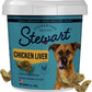 Single Ingredient Freeze Dried Raw Dog Treats, Chicken Liver, 1.5 Ounce, Approx. 25 Pieces per Resealable Tub, Training Treats or Meal Topper, High Protein, Grain Free, Gluten Free