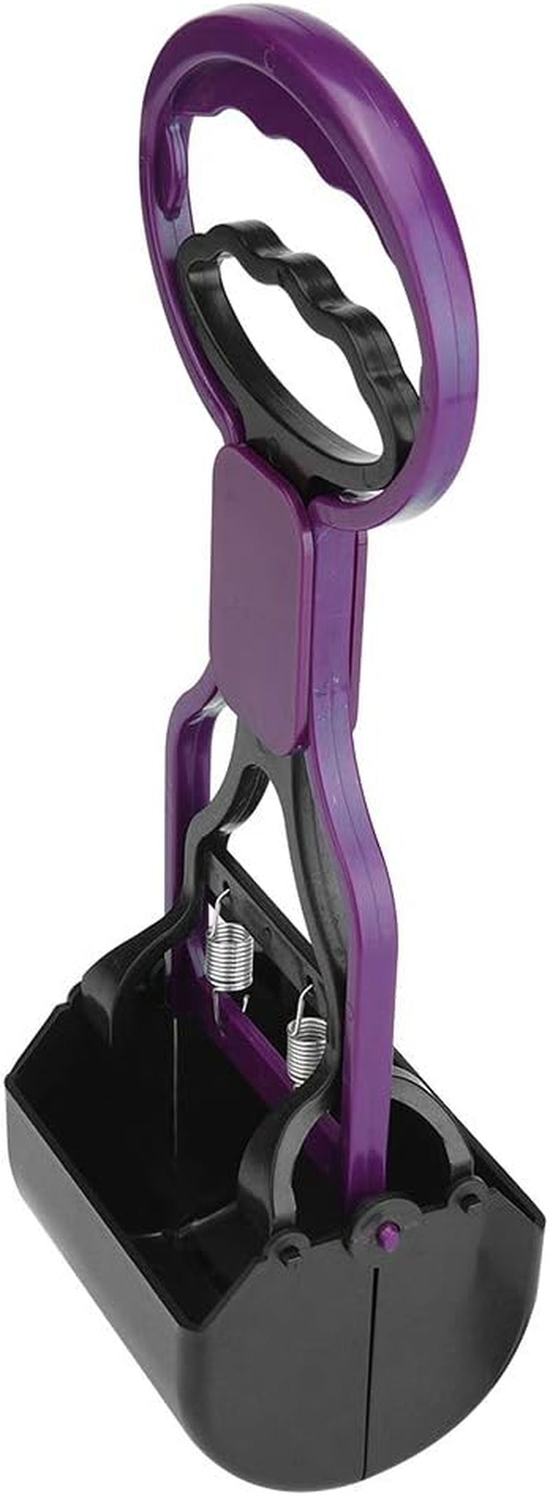 Dog Poop Scooper, 28Cm Length Portable Pet Puppies Plastic Waste Picking up Clip Dogs Cats Waste Pickup Collect Tools with Long Handle() Litter Waste Receptacles