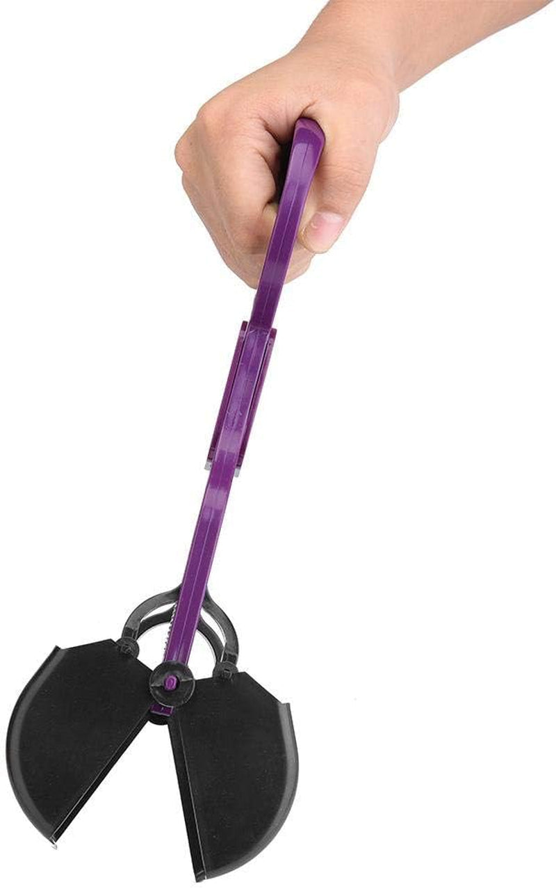 Dog Poop Scooper, 28Cm Length Portable Pet Puppies Plastic Waste Picking up Clip Dogs Cats Waste Pickup Collect Tools with Long Handle() Litter Waste Receptacles