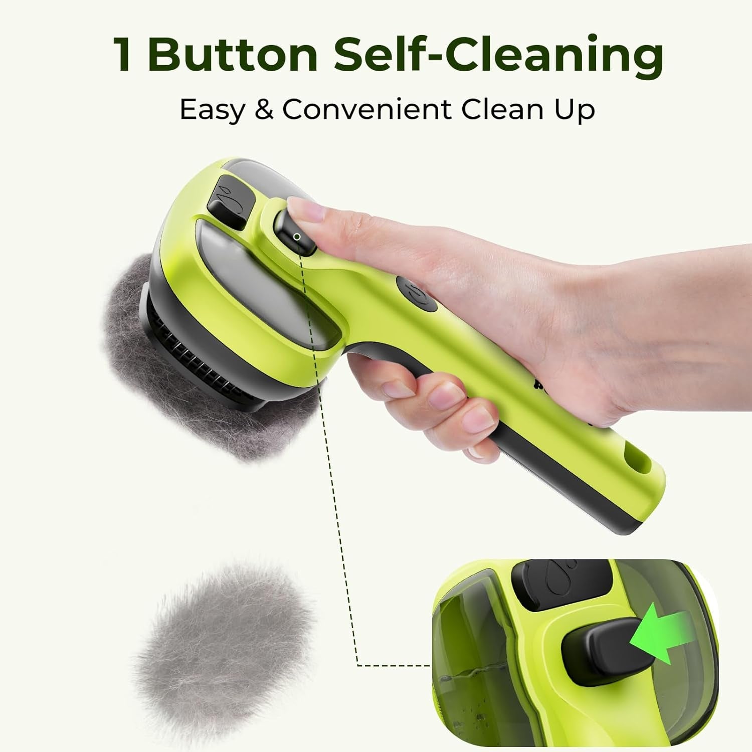 Steam Cat Brush, Self-Cleaning Cat Steam Brush with 2 Water Spray Modes, Large C