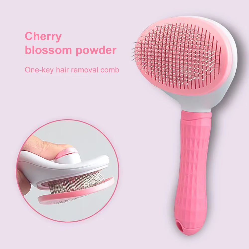 Dog Hair Remover Brush Cat Hair Grooming and Care Comb for Long Hair Dog Pet Removes Hairs Cleaning Bath Brush Pet Supplies