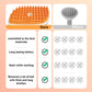 4 in 1 Cat Steam Brush, anti Static Shedding Spray Comb, Hair Removal, Mist Indoor Steamy Grooming Brush for Dog, Water Spritz Defur Cepillo, Spa Steamer Cloud Para Gatos