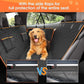 Dog Car Seat Cover for Back Seat, Waterproof Seat Protector Scratchproof Pet Hammock with 4 Bags Side Flaps, Washable Nonslip Backseat Protection for Cars Trucks and Suvs