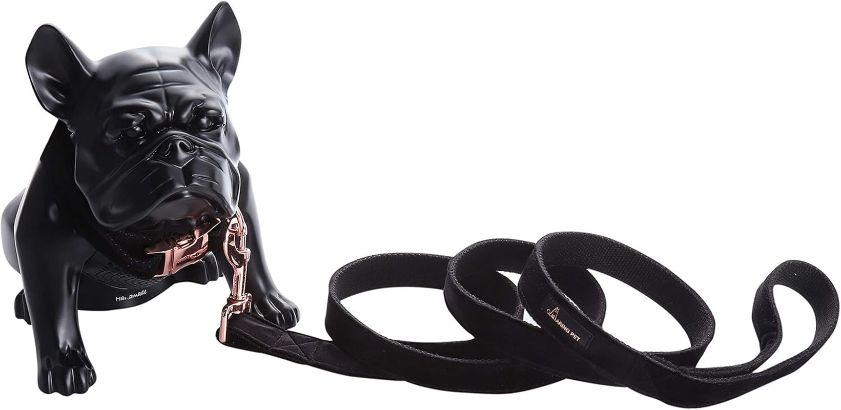 Dog Collar and Leash, Velvet Dog Collar and Leash Set, Soft & Comfy, Adjustable Collars for Dogs