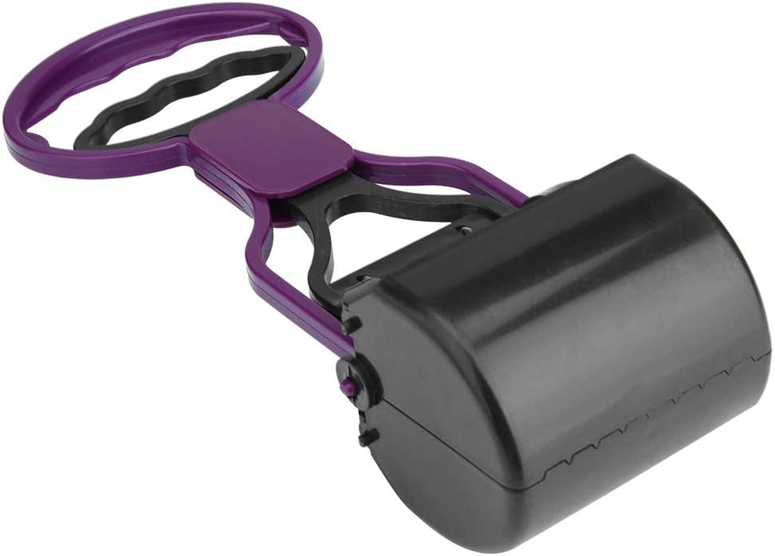 Dog Poop Scooper, 28Cm Length Portable Pet Puppies Plastic Waste Picking up Clip Dogs Cats Waste Pickup Collect Tools with Long Handle() Litter Waste Receptacles