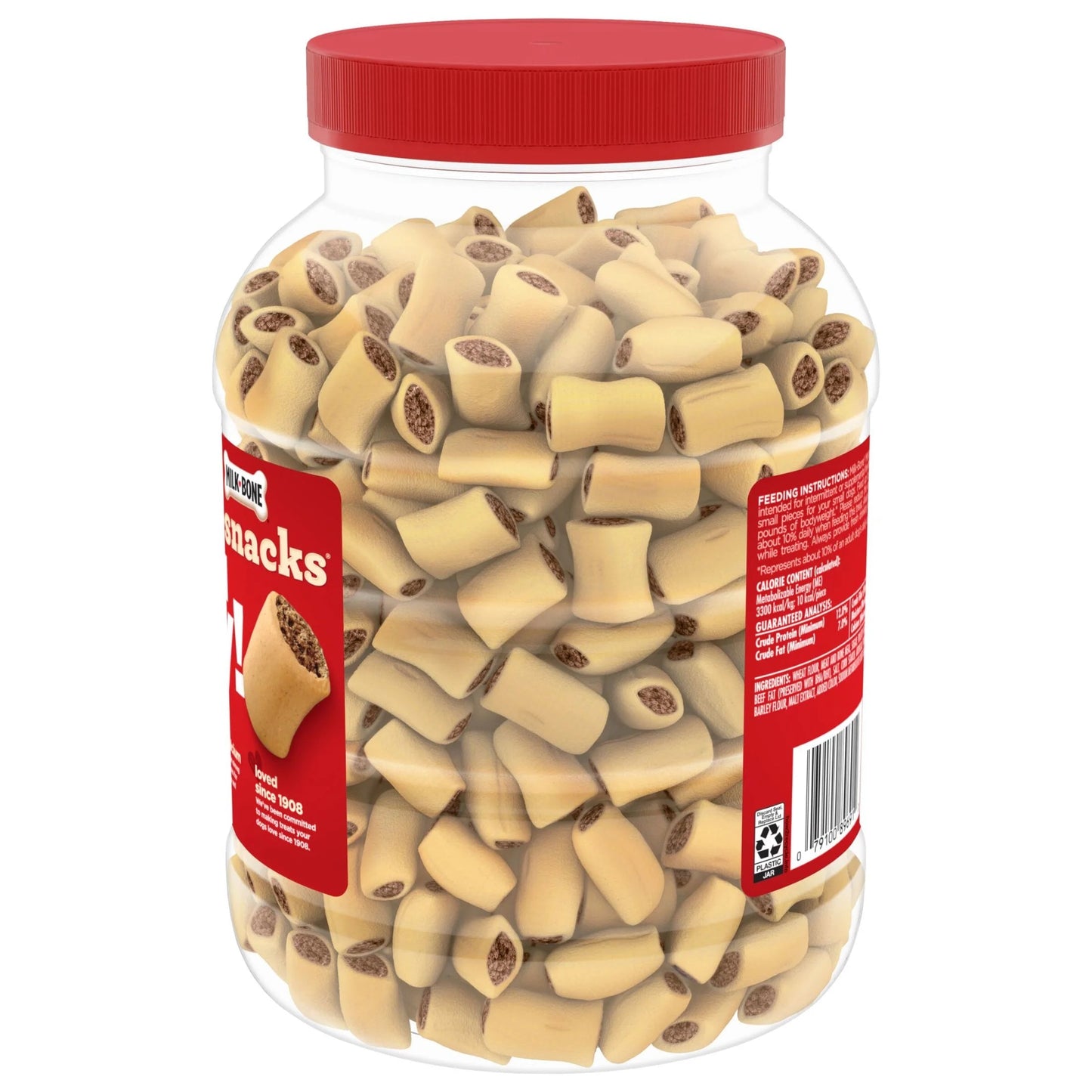 Milk Bone Marosnacks Peanut Butter Flavor Dog Treats with Bone Marrow, 40 Oz