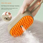 USB Rechargeable Cats Accessories Dog Grooming Things for Cats Steam Dog Brush Charged Pet Dogs Remove Tangles Loose Hair 3 in 1