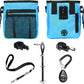 4-In-1 Dog Training Set, Puppy Training Treats- Dog Treat Training Pouch, Dog Whistle, Dog Doorbells, Dog Clicker, Ideal Gift for First Time Pet Owners, Training Dog Owners (Black)