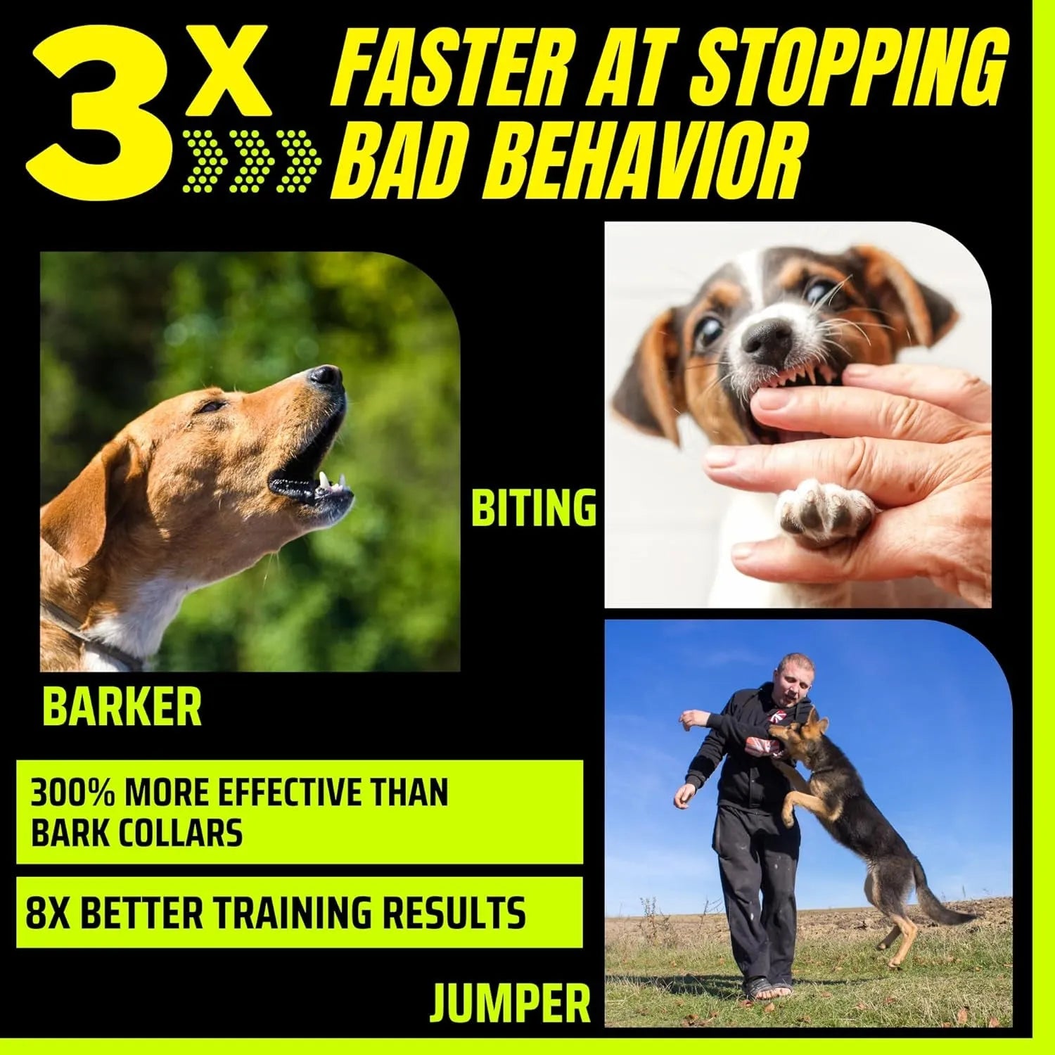 2Nd Gen Dog Bark Deterrent Devices | Long Range Ultrasonic | Bark Collar Alternative | Dog Training Indoor/Outdoor | Rechargeable anti Bark Device for Dogs