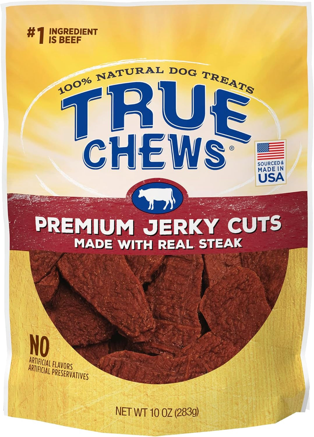 True Chews Jerky Cuts Natural Dog Treats, Chicken 4 Oz Bag