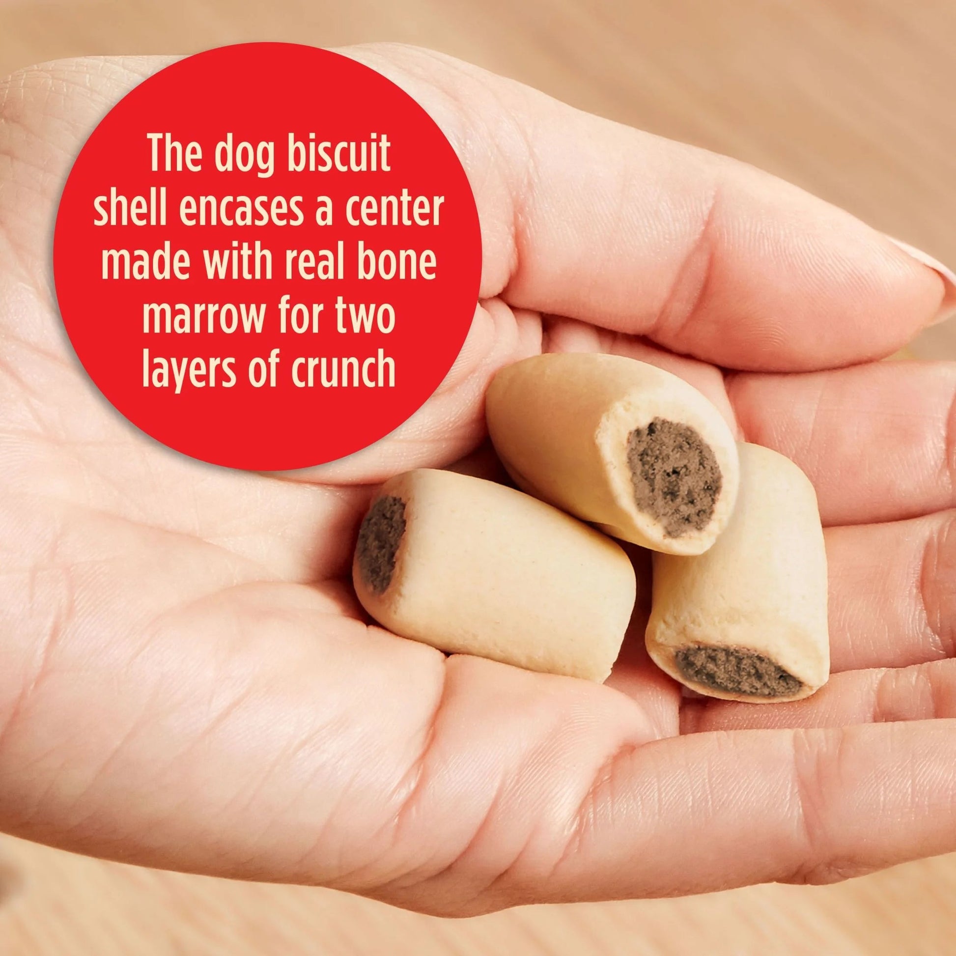 Milk Bone Marosnacks Peanut Butter Flavor Dog Treats with Bone Marrow, 40 Oz