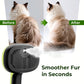 Steam Cat Brush, Self-Cleaning Cat Steam Brush with 2 Water Spray Modes, Large C